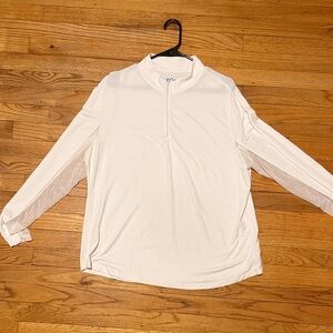 Ibkul White Long Sleeve Men's Shirt